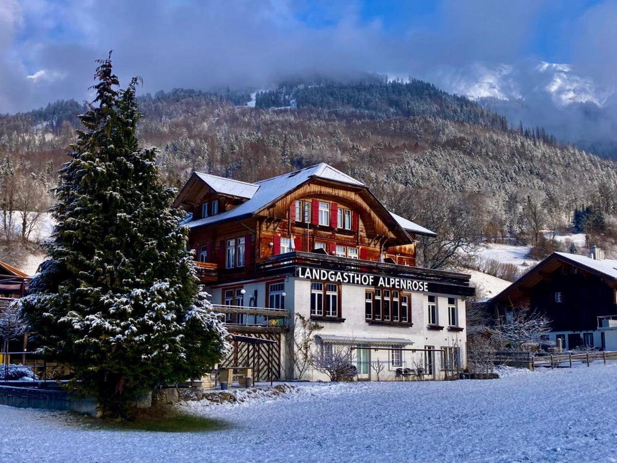Hotel Alpenrose Beim Ballenberg Hofstetten bei Brienz ภายนอก รูปภาพ